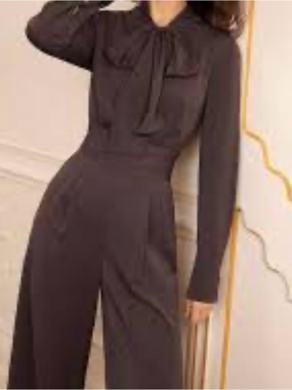 REISS One Piece Black Jumpsuit; Size 2; only worn once with Andy Cohen on WWHL